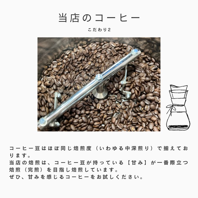 【たっぷりサイズ】ブラジル　樹上完熟豆 晩秋摘み 200g/自家焙煎コーヒー豆/粉