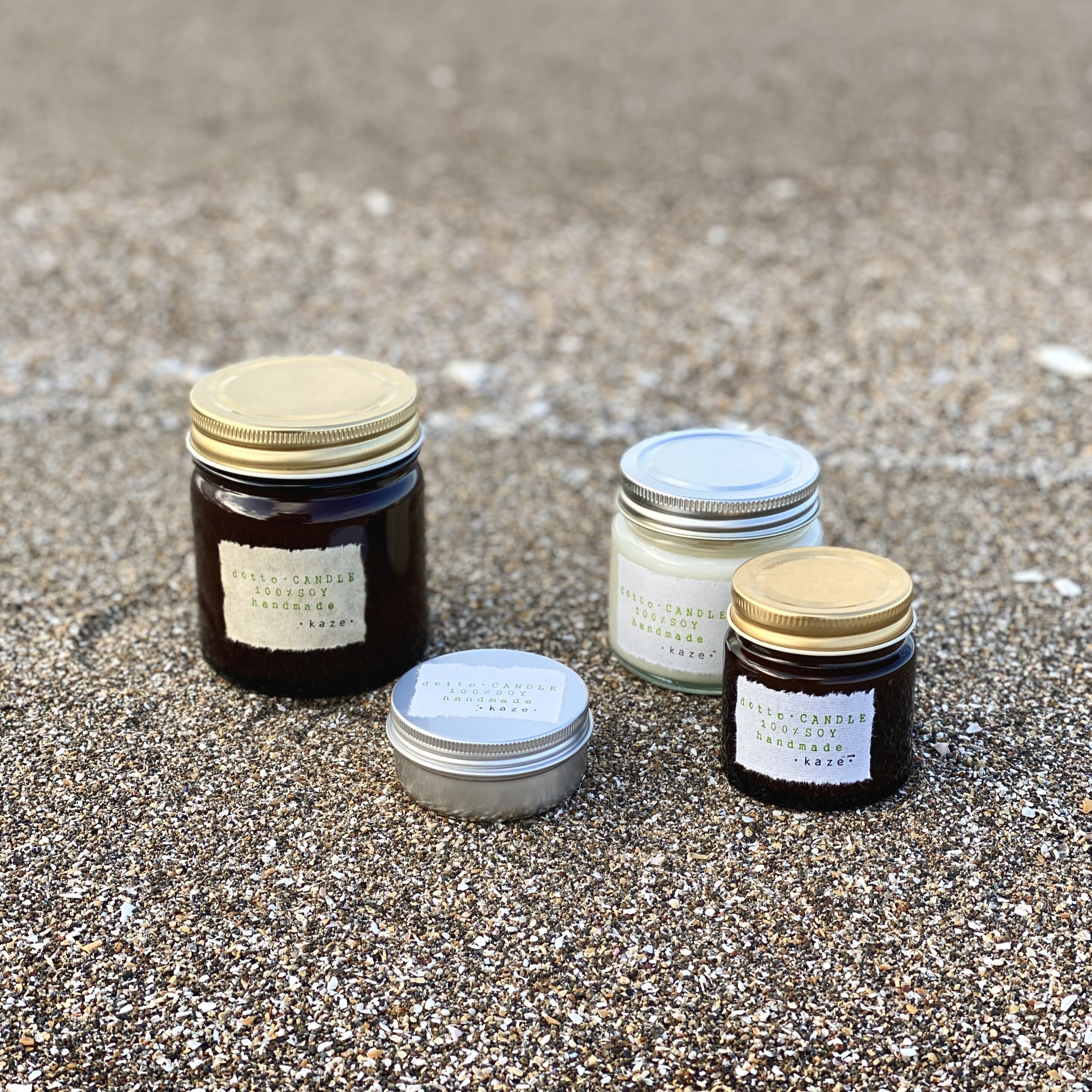 kaze風の香り（L）soywax＆精油100％の天然木芯キャンドル | dotto・CANDLE