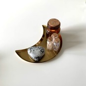 希少ムーンストーンペグマタイト*ハート*インド産*置物*天然石インテリア*H6