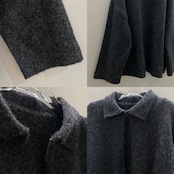 スキッパーオーバーKnit/チャコール