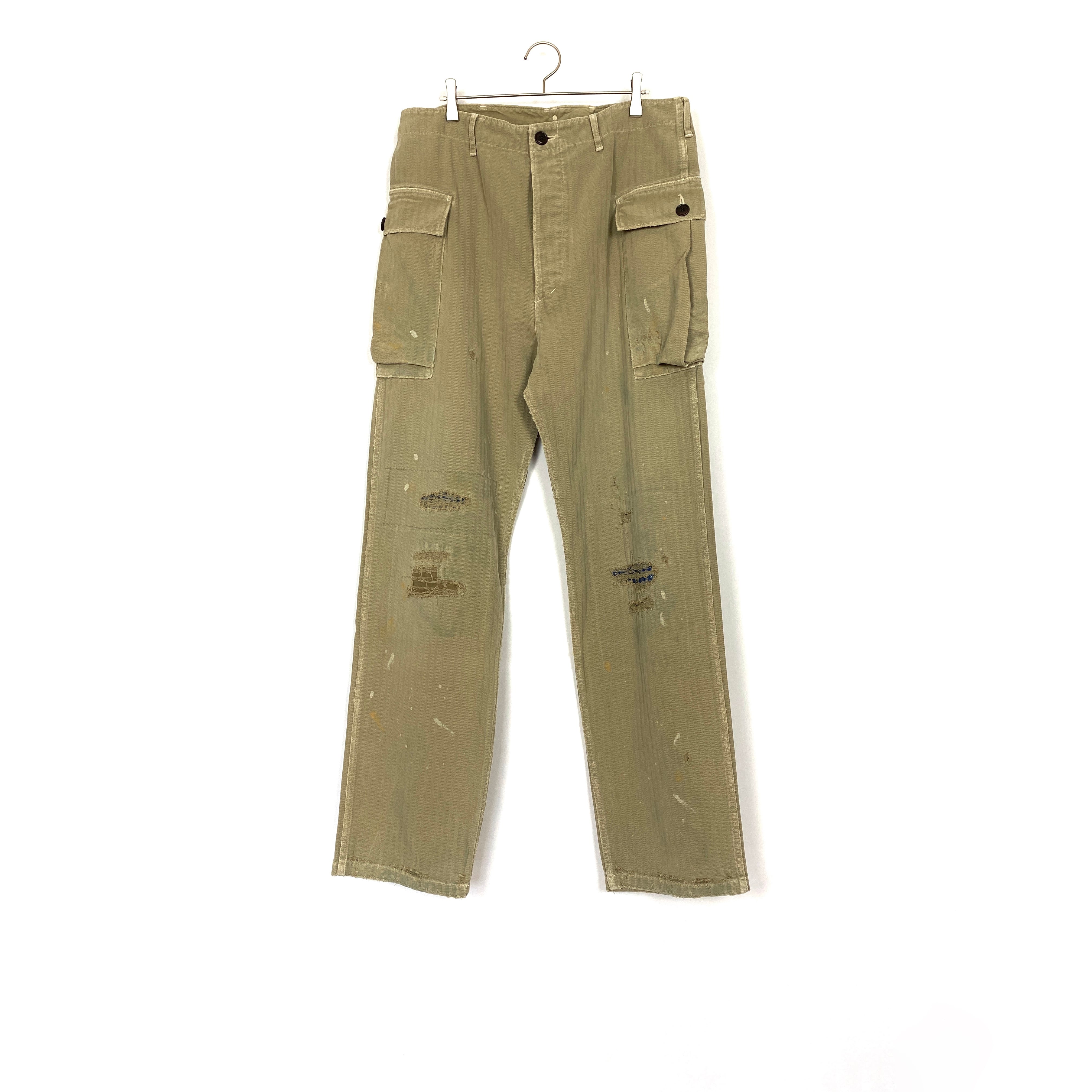 ビズビム(VISVIM) VETERANS PANTS CRASH (HERRINGBONE) 19SS ビズビム(VISVIM) VETERANS PANTS CRASH (HERRINGBONE) 19SS