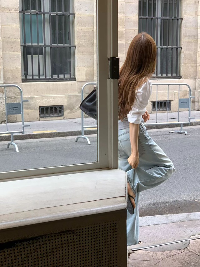 (予約) ounce /  Mini crop shirt 1color