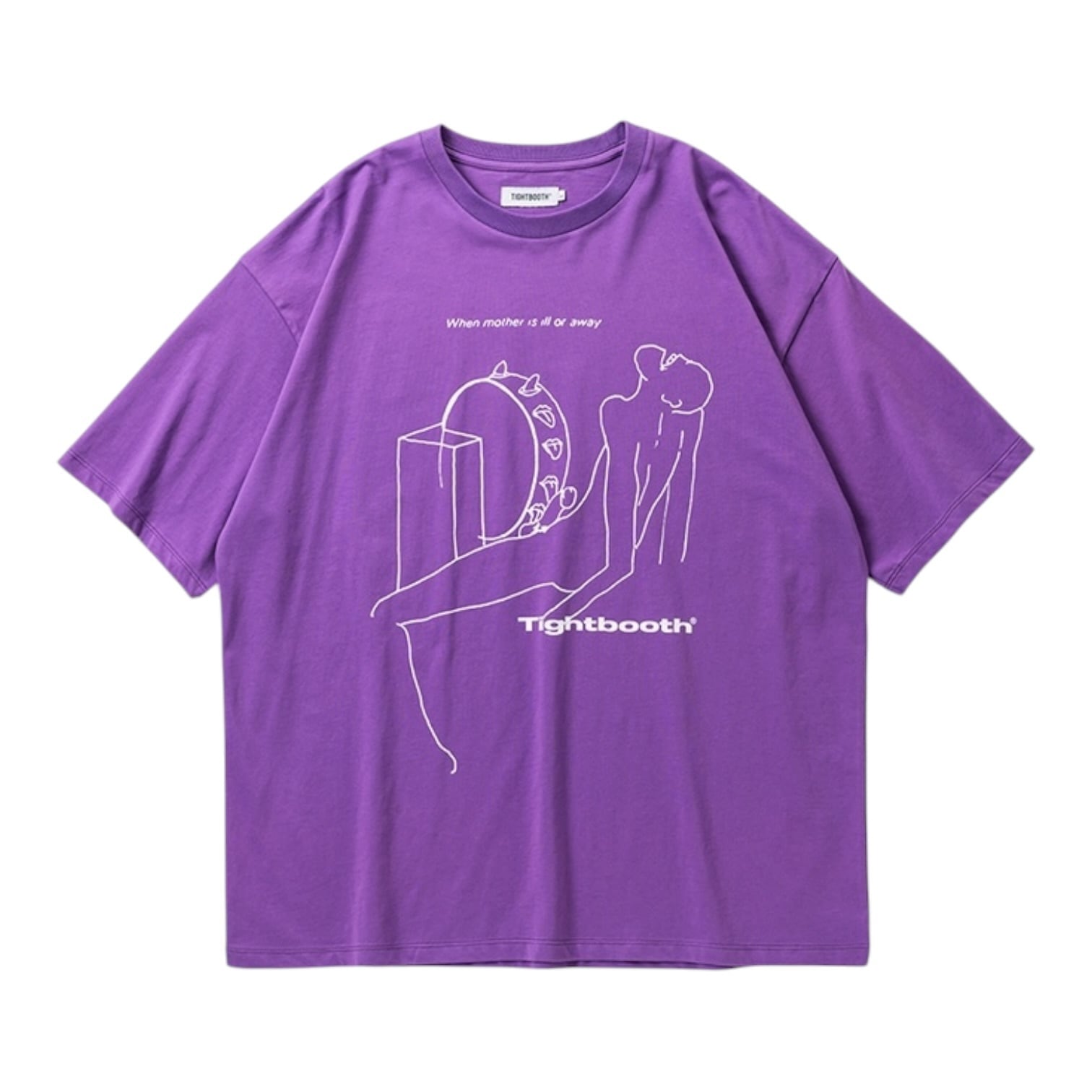 【TIGHTBOOTH】NEW GEAR S/S T-SHIRT (Purple)〈国内送料無料〉