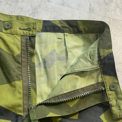 00s スウェーデン軍 実物 M90 スカンンジナビア迷彩 フィールドパンツ 180/75 w31 詳細写真8