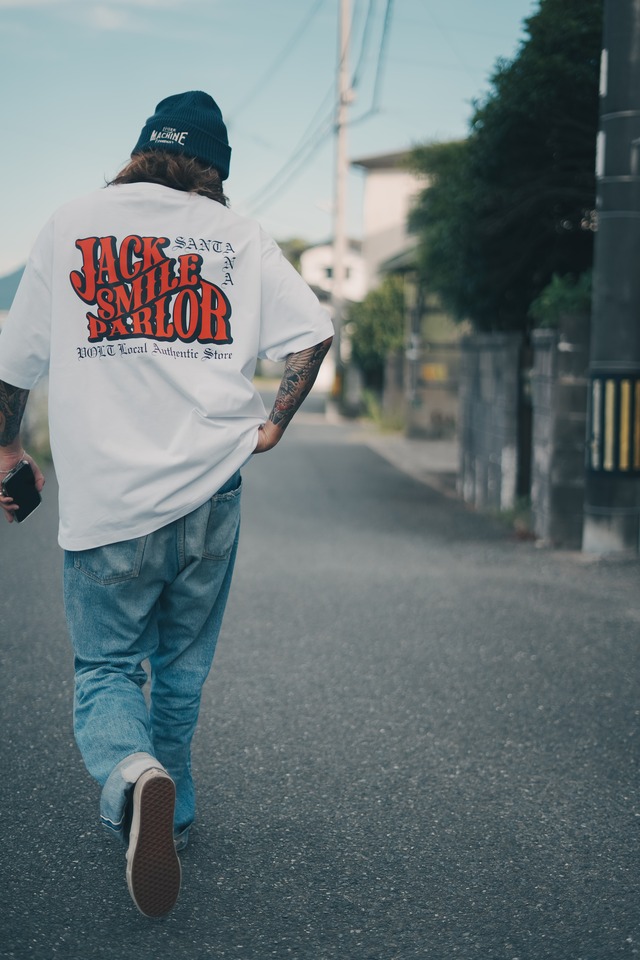 VOLT ORIGINAL  " JACK SMILE PARLOR SS TEE "WHITE