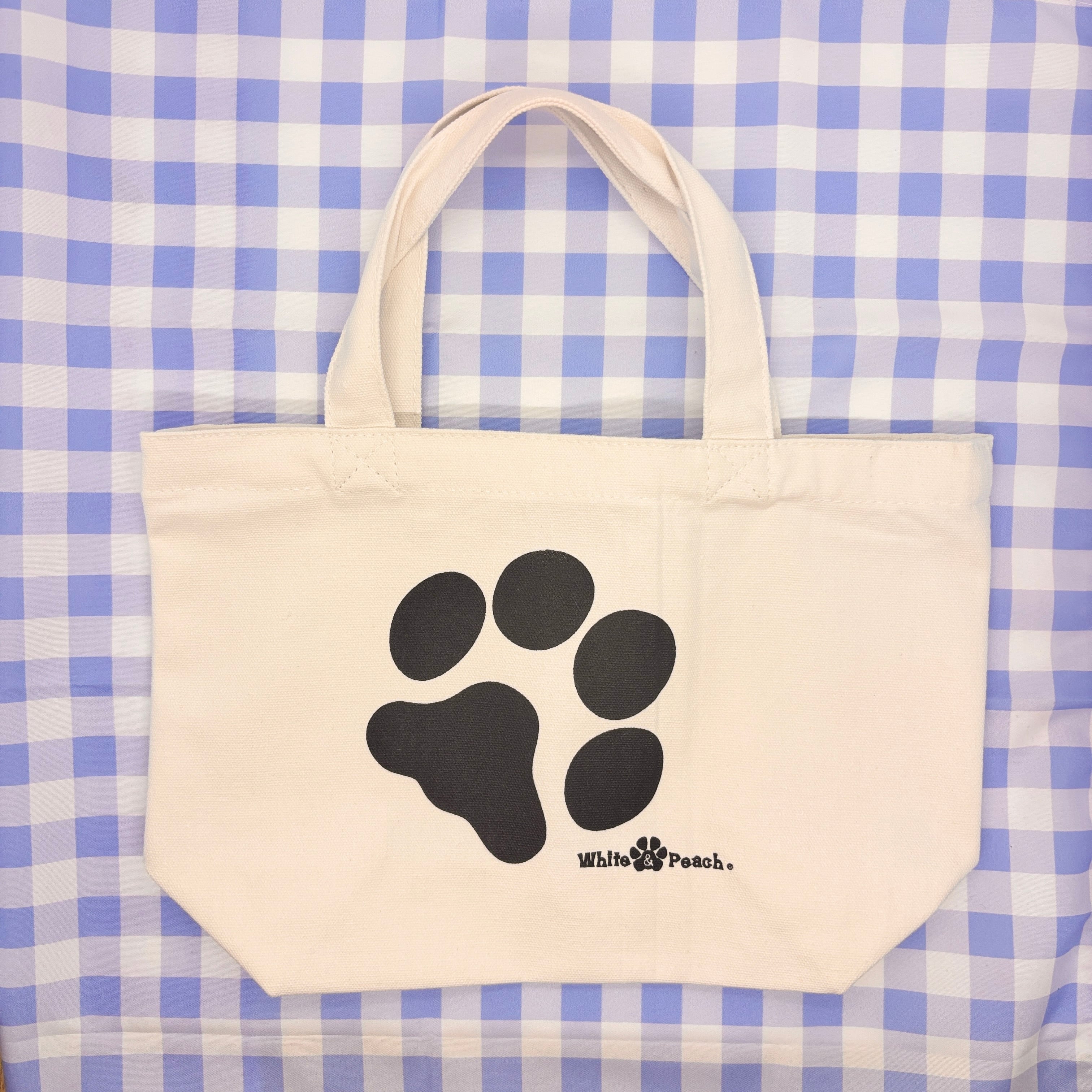 肉球 キャンバス ミニトートバッグ