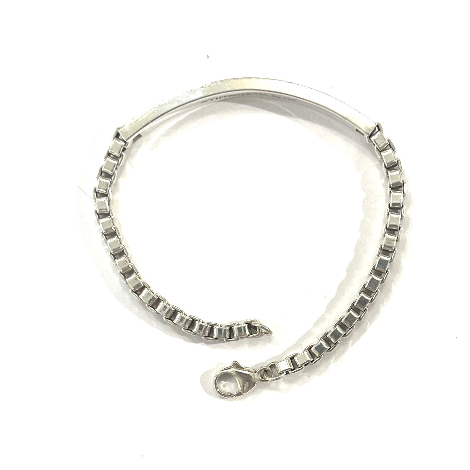 TIFFANY&CO.】2778 名作。ティファニー ID ベネチアンチェーン
