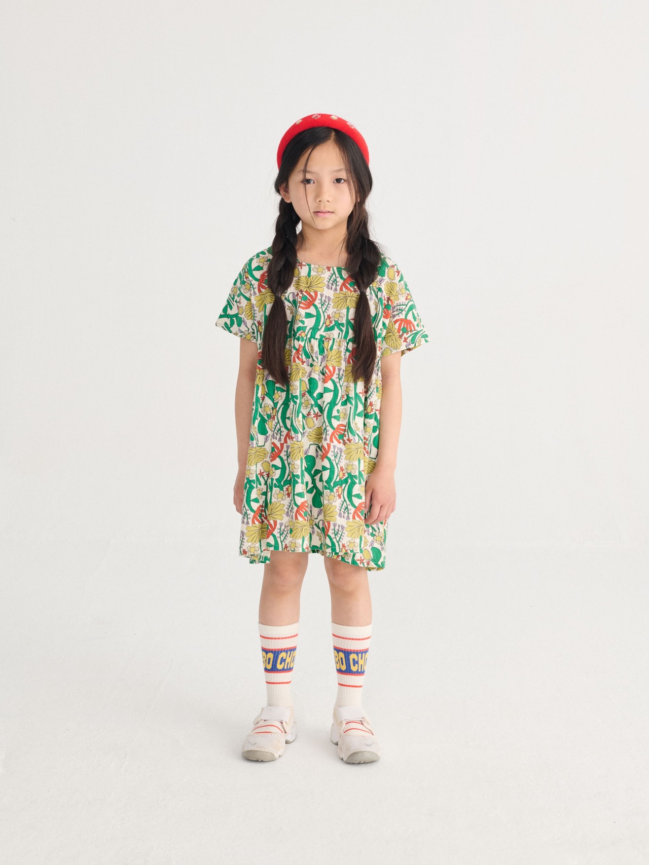BOBO CHOSES/Pixel Daisies terry cloth headband