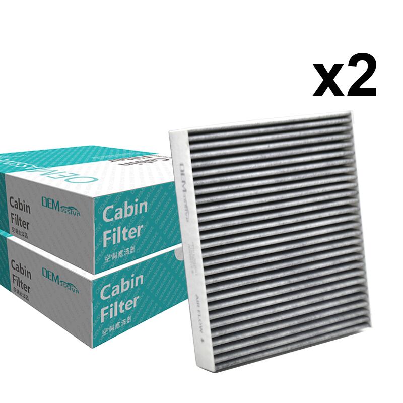 2x車花粉キャビンエアフィルターFordフォーカス活性炭2 3 Galaxy Kuga Mondeo 4 CMax SMax