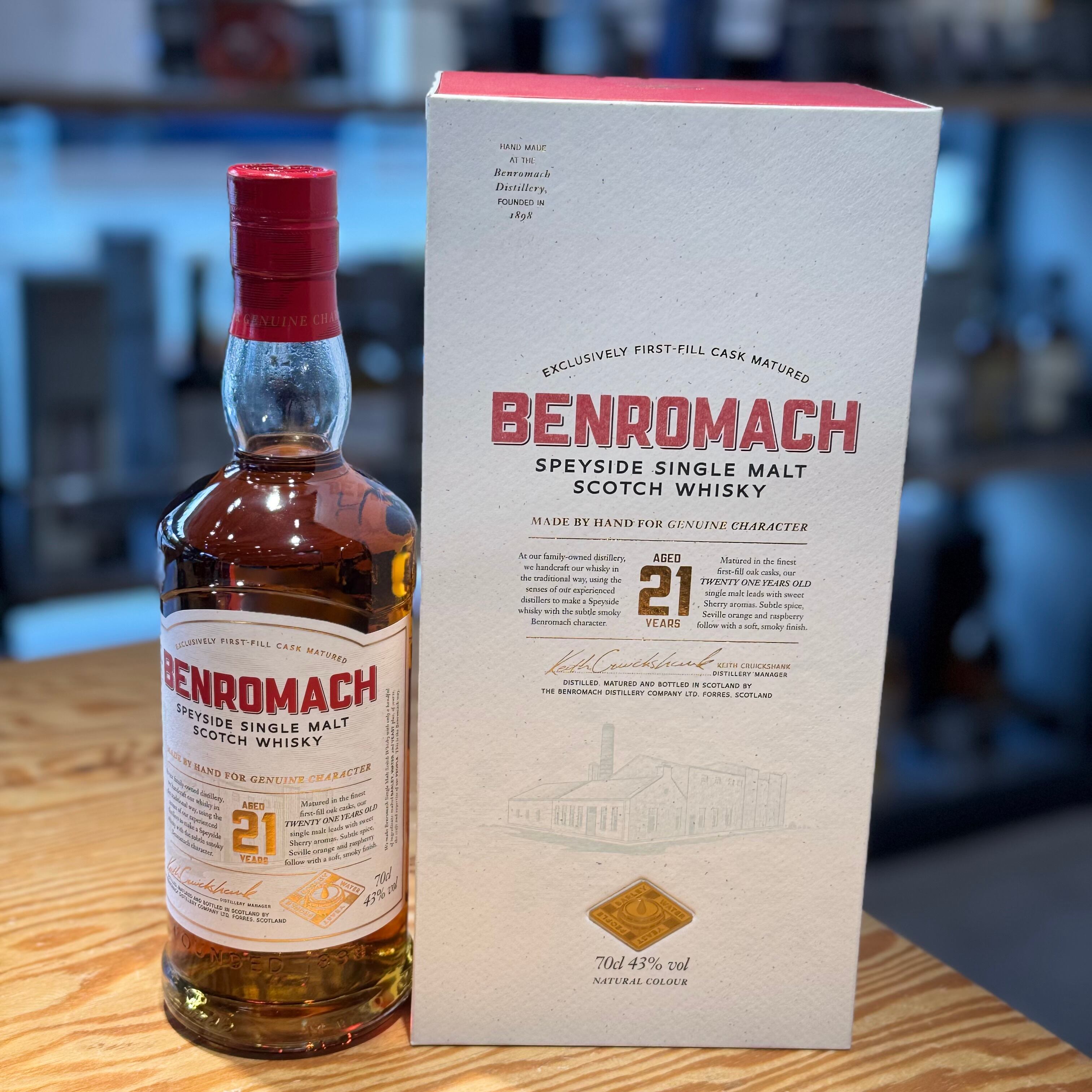 【ベンロマック 21年】43度 700ml