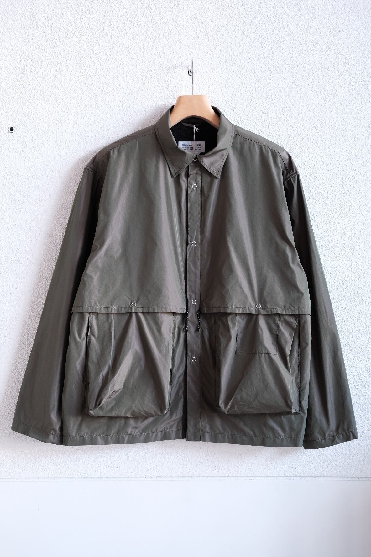 ENDS and MEANS 迷彩ジャケット ENDS and MEANS ダウンジャケット Down Jacket EM192J002 カーキ - C