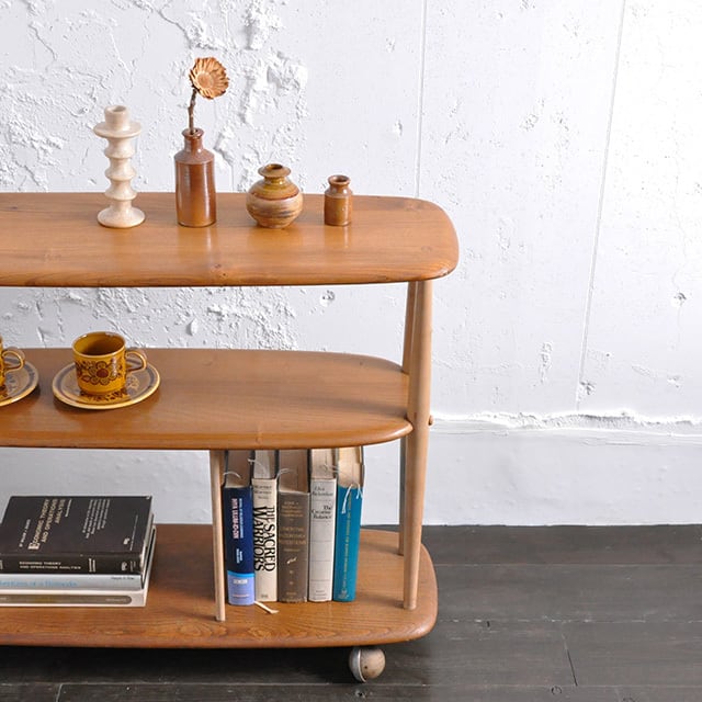 Ercol Bookcase Trolley / アーコール ブックケース トロリー（ワゴン