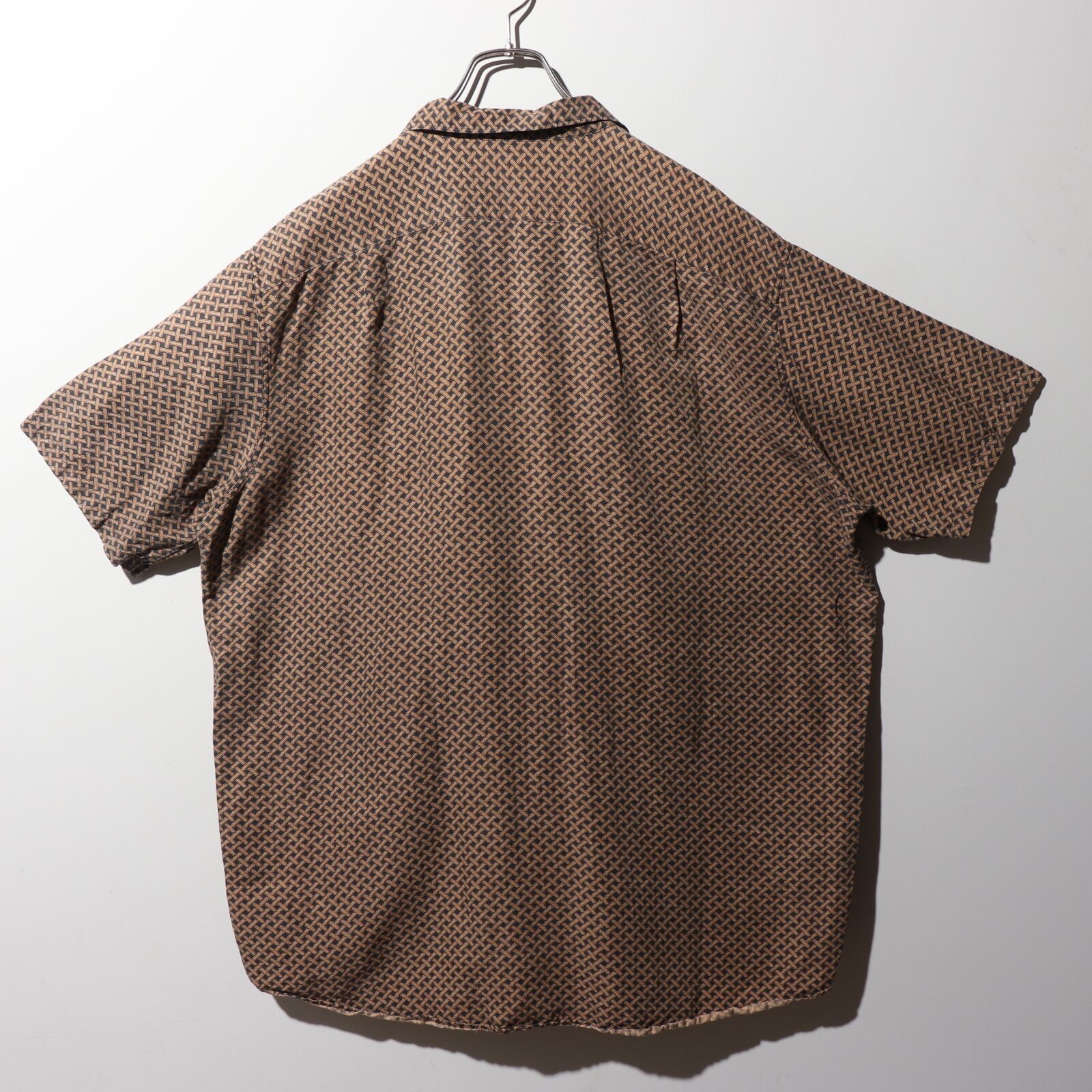美品 XL Bonnard 黒 総柄 ポロラルフローレン 半袖シャツ ブラック 