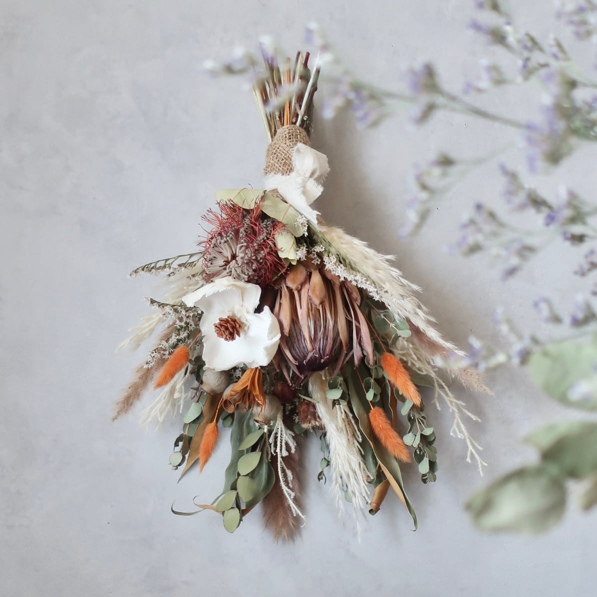ドライフラワー スワッグ ネイティブフラワー インテリア｜バンクシア