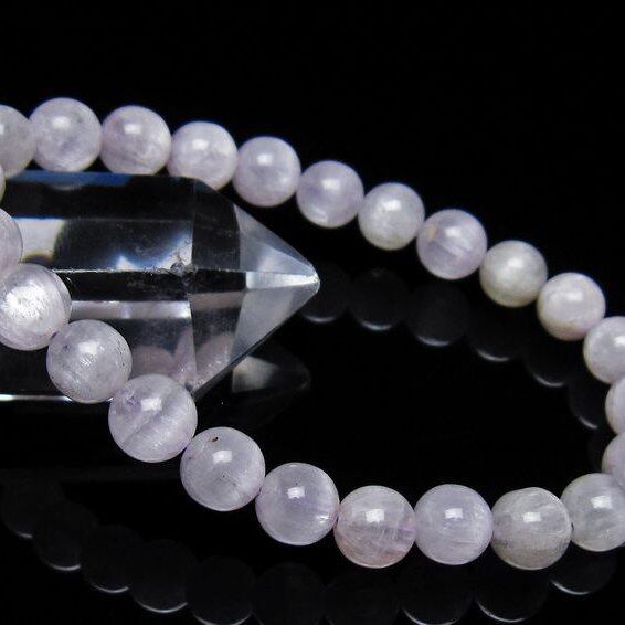 クンツァイト ブレスレット 8mm 一点物 メール便可 [M便 1/10] 111-40623