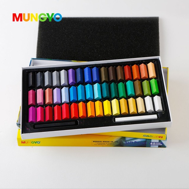 MUNGYO MPS 24/32/48/64 色ソフトパステルシリーズ DIY 髪染めの色作り上げる芸術描画ペイント