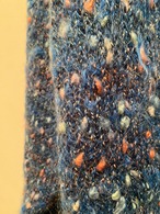 Shell buttons mix knit