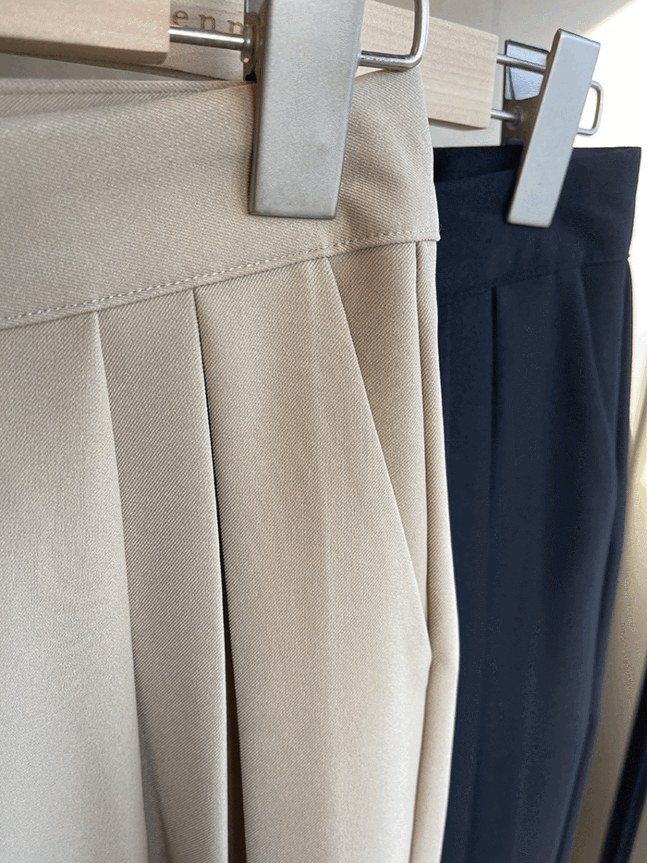 【新作5％OFF・3日間】Premium Pin-tuck Slacks_4colors