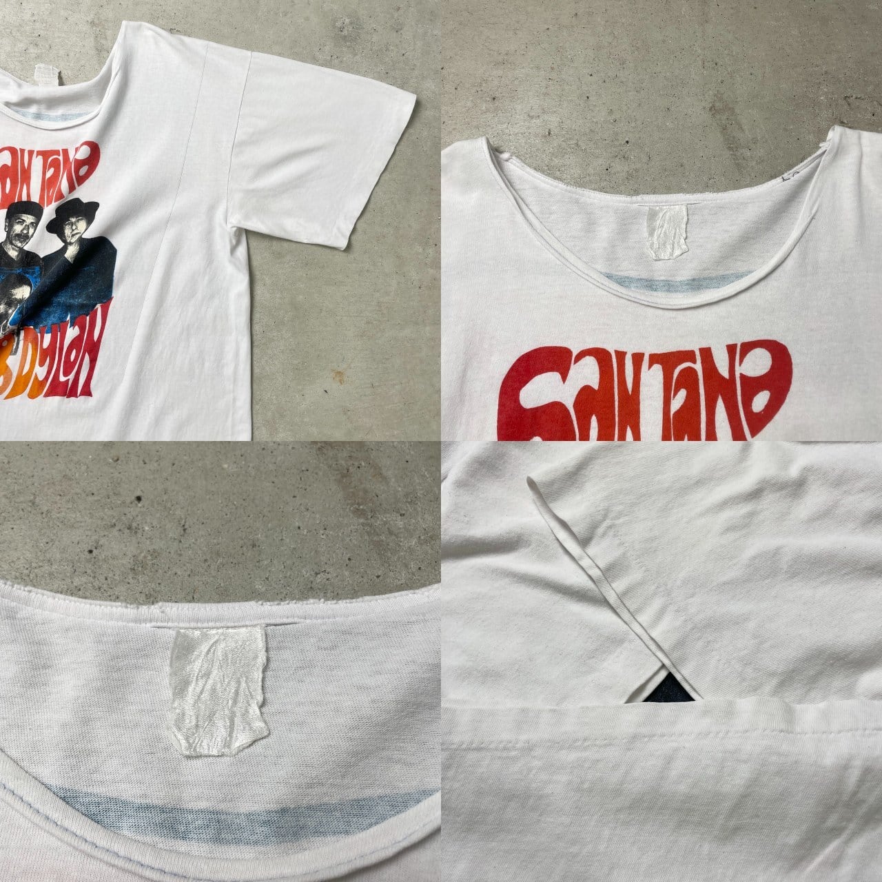 90年代 SANTANA BOB DYLAN サンタナ ボブ ディラン バンドTシャツ