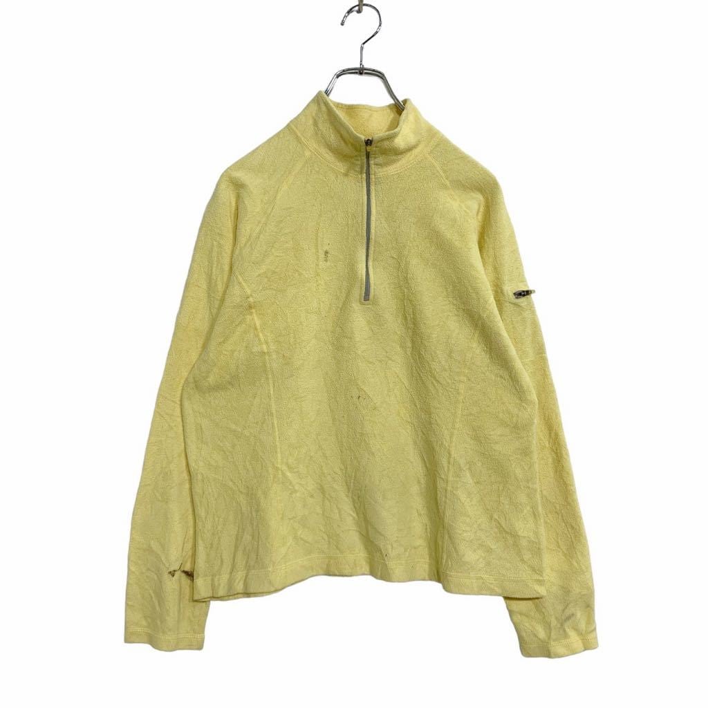 L.L.Bean ハーフジップ フリース プルオーバー レディース S イエロー