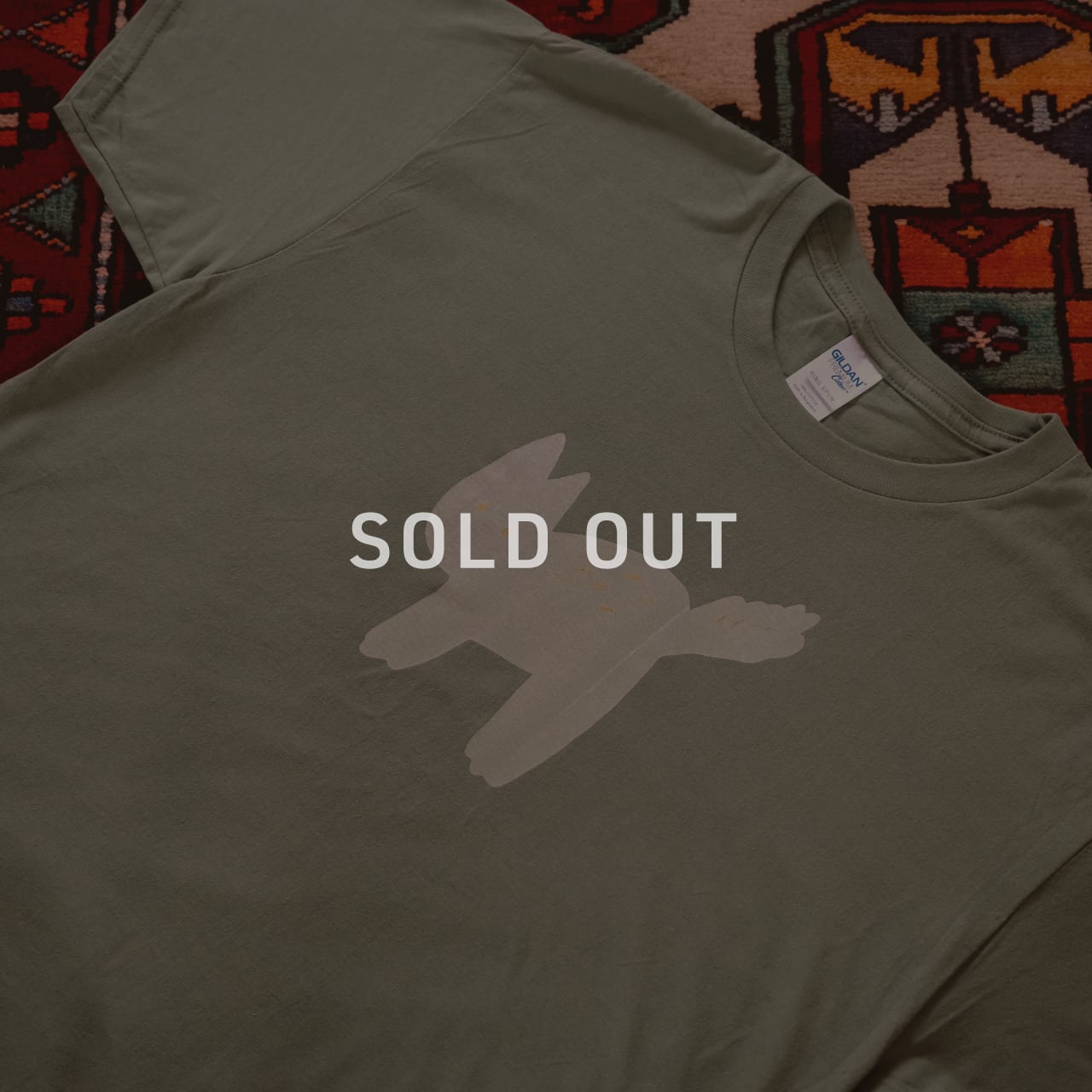 ねこT・カーキ・XL