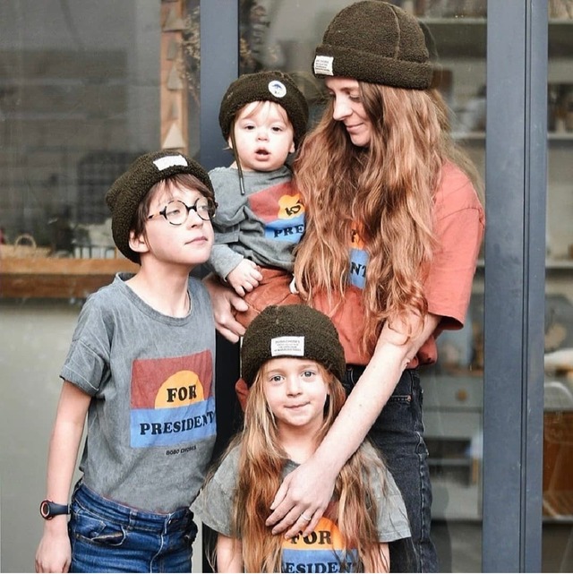 Sale Bobo Choses ボボショーズ For President Short Sleeve T Shirt 海外子供服 Tシャツ Vintage Garden