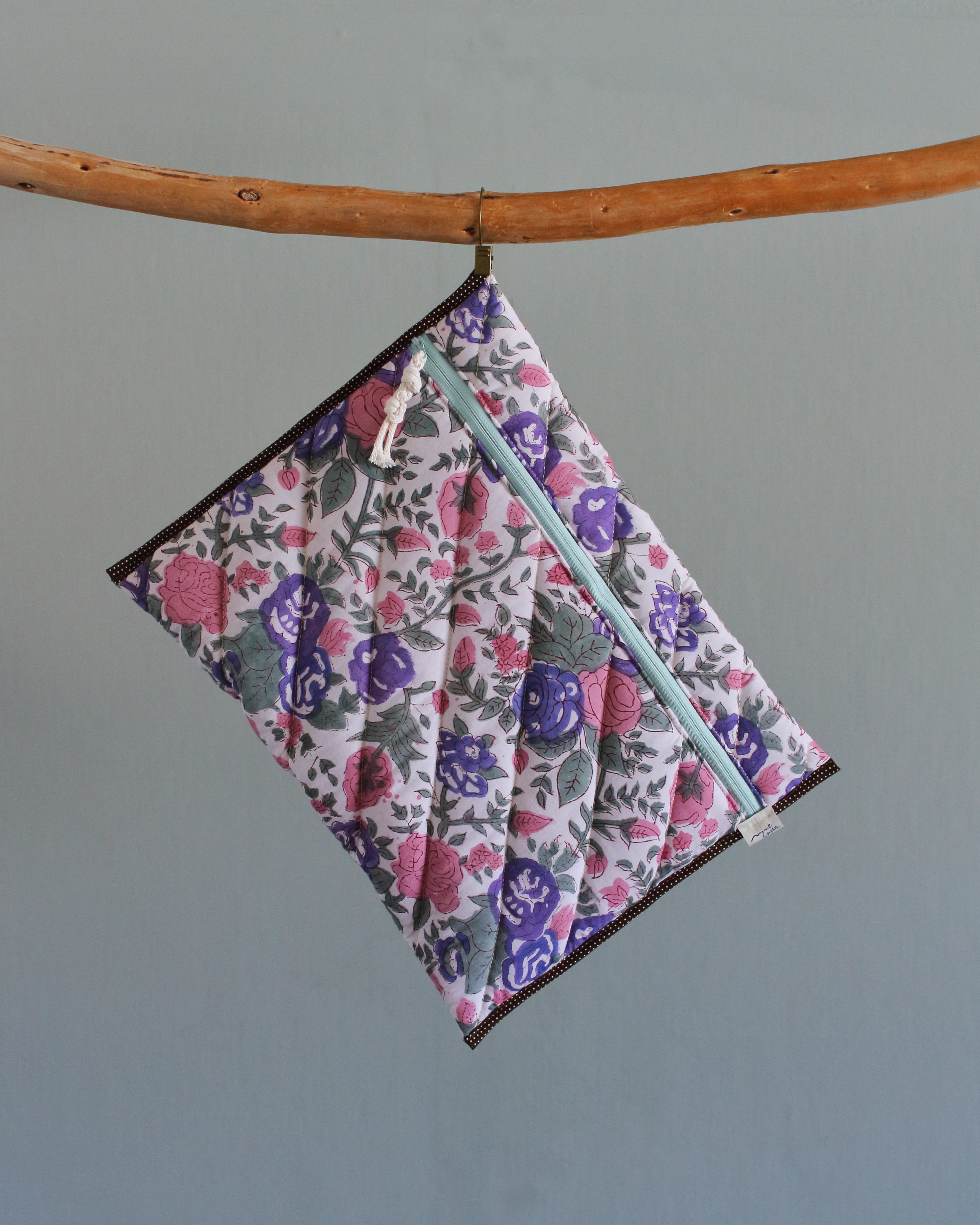 Block quilt Laptop Sleeve.<Day dream>