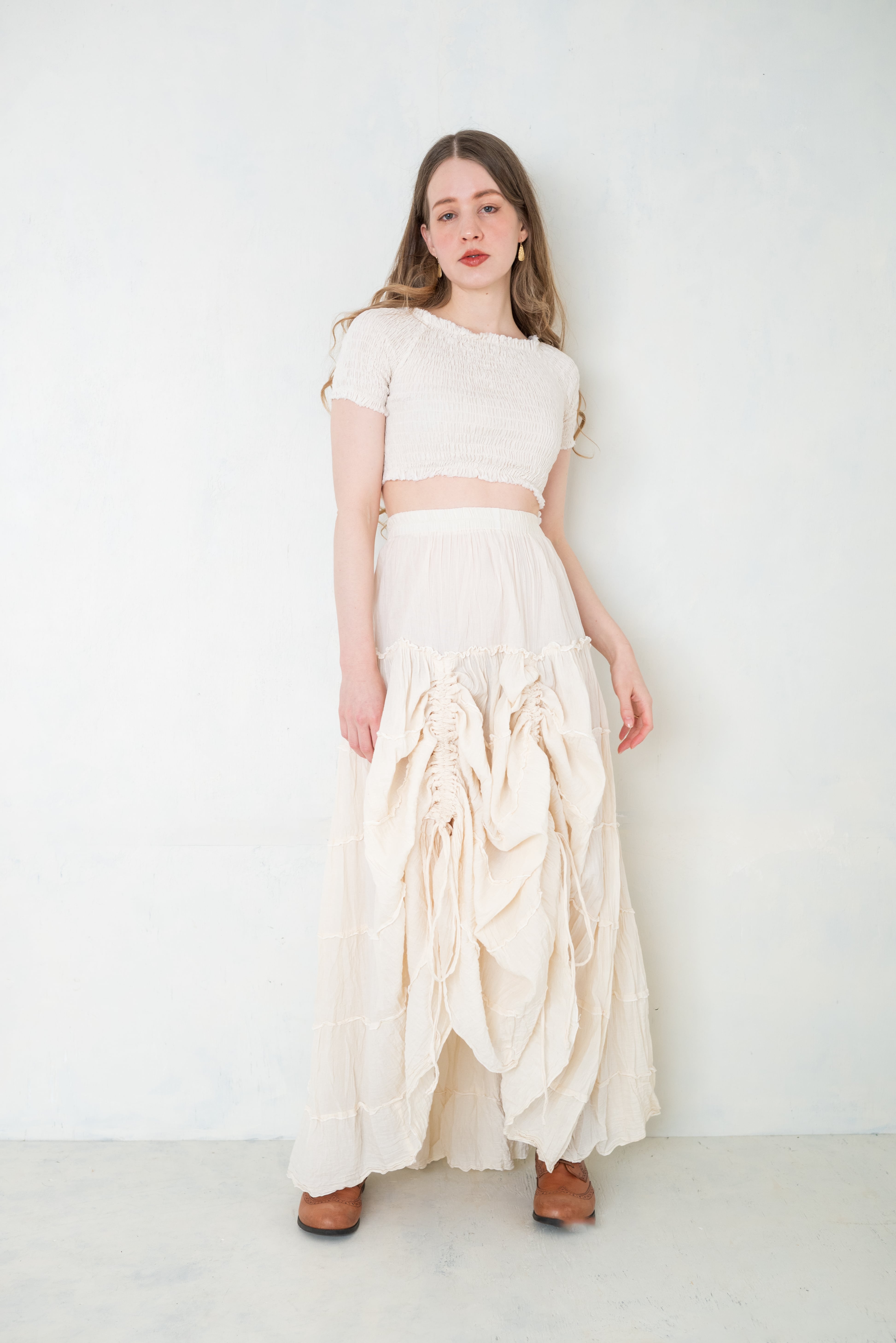 Rinoa (リノア) やさしい記憶/オーガニックコットンスカート