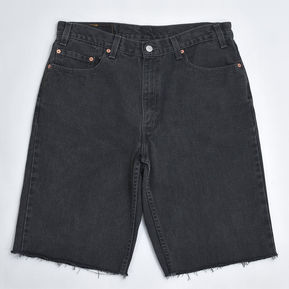 90s USA製 Levi's リーバイス 550 リラックスフィット 後染めブラック