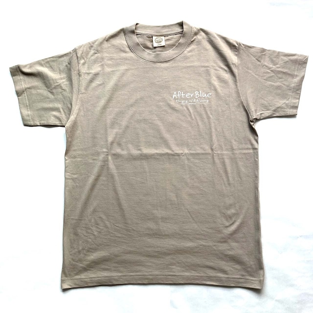 SHONANスモールロゴS/S Tシャツ グレーベージュ【オーガニックコットン】【ユニセックス】