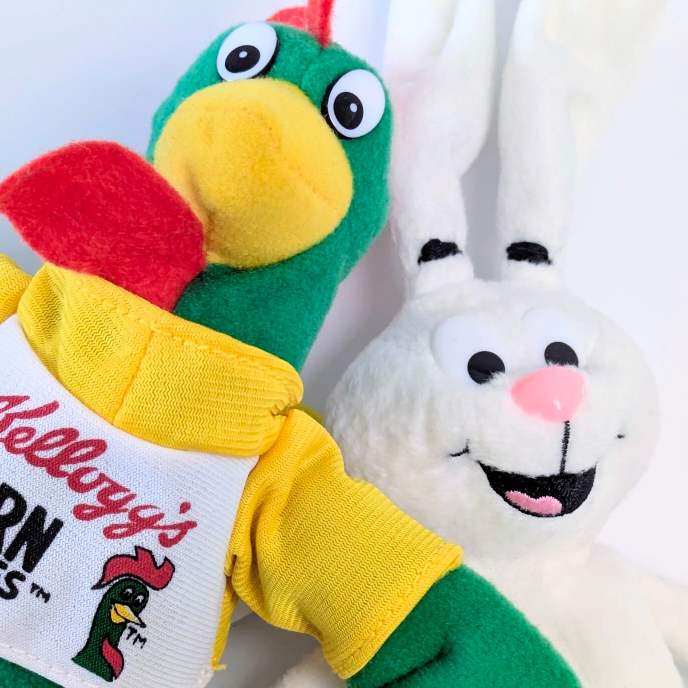 ☆VINTAGE 1997☆【 General Mills / ゼネラルミルズ 】Breakfast Palsシリーズ『 Trix Rabbit トリックスラビット』ビーンぬいぐるみ / プラッシュ〚アメリカン雑貨 アメトイ〛