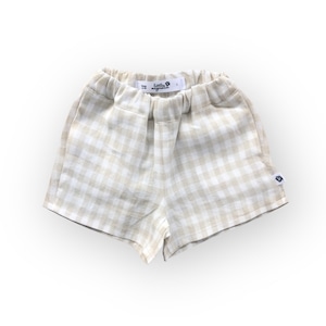 Little Magnolia　エデンショートパンツ　Bone Gingham　1Y｜2Y｜3Y｜4Y