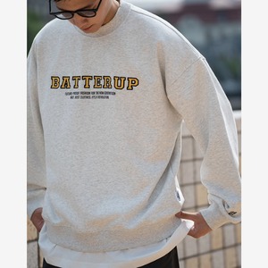 クルーネックアップリケトレーナー vi1632