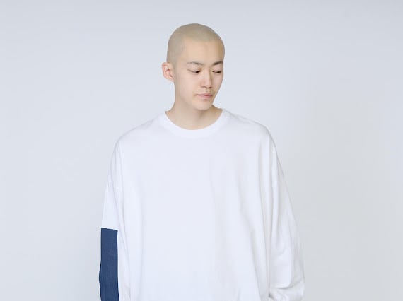 Untrace 長袖シャツ ホワイト UNTRACE) L/S Graphic tee_4 | apt335nyc