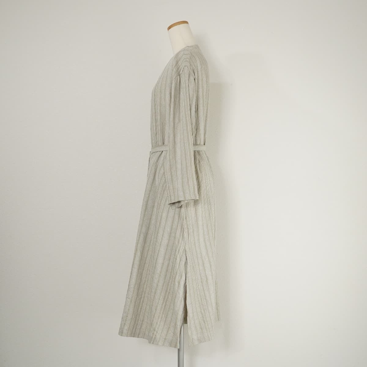 未使用 plantation プランテーション リネンコットン ロングコート CL  