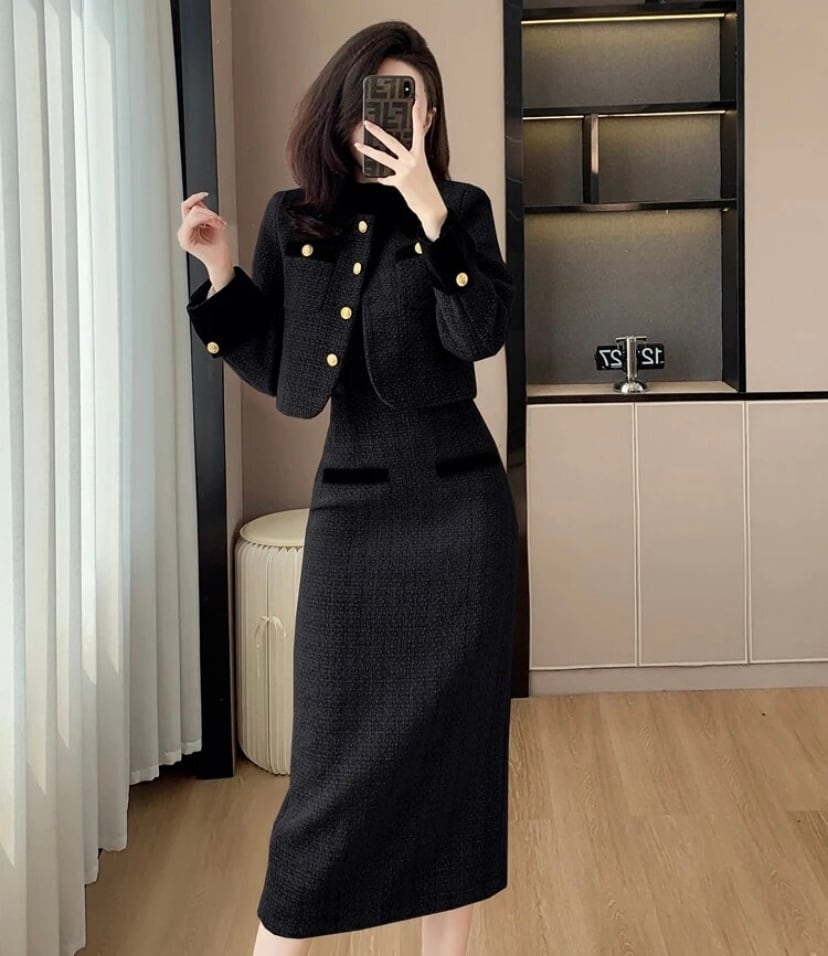 ショート丈ツイードセットアップ | select shop -pixie-