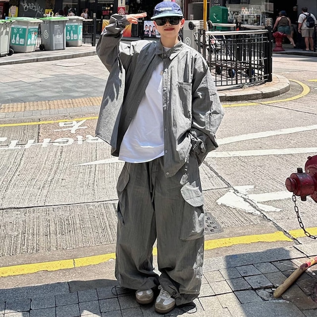 XBROカジュアルクラフトコットン長袖シャツ