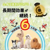 【動物用医薬部外品】 アース・ペット 薬用 ノミ・マダニとり&蚊よけ首輪 ブルー 小型犬用 35cm 犬