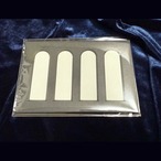 オリオン 色採集マット [黒・4窓アーチ ]