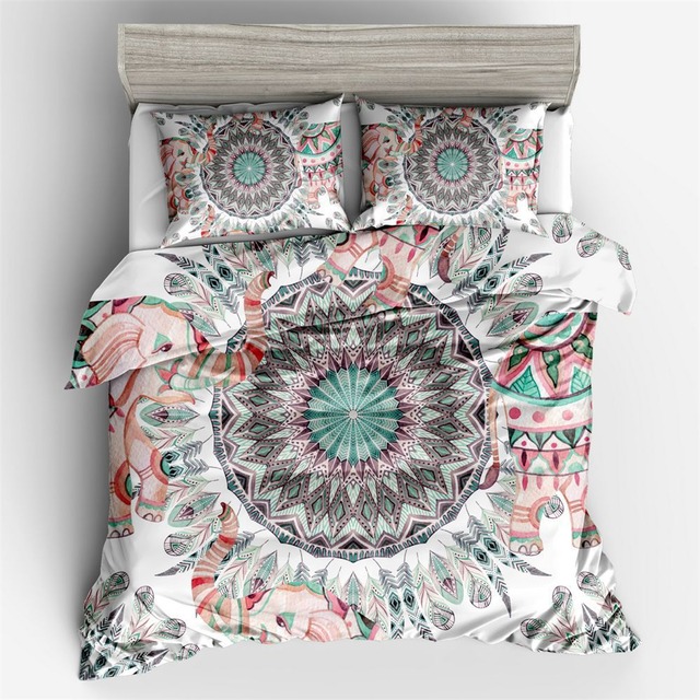 Bed cover with pillow case set Ethnic 