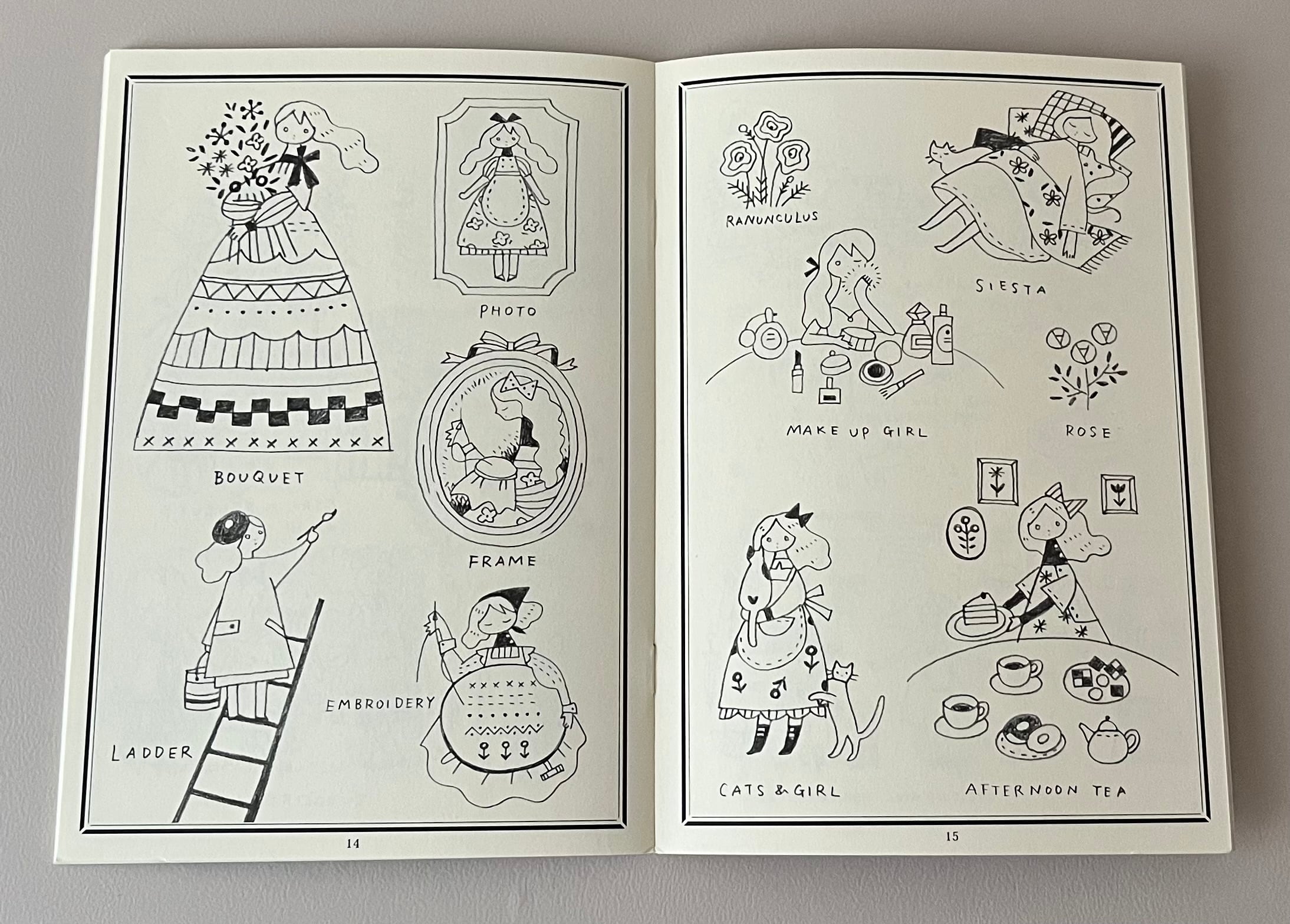 刺繍練習図案帖１・２改訂版