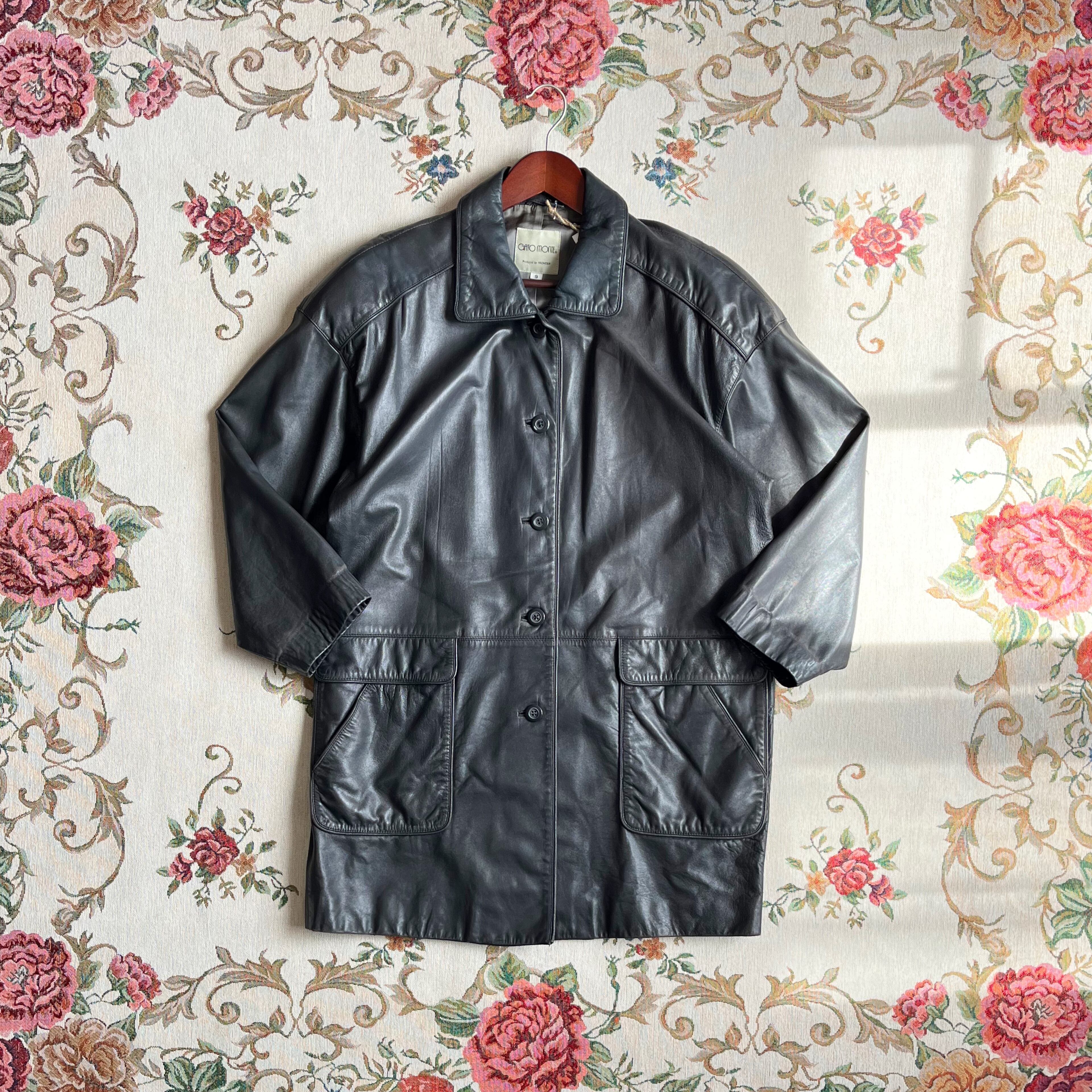 KOREA vintage lamb leather jacket