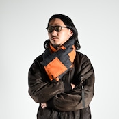 KUON / x The Inoue Brothers Alpaca Patchwork Scarf
