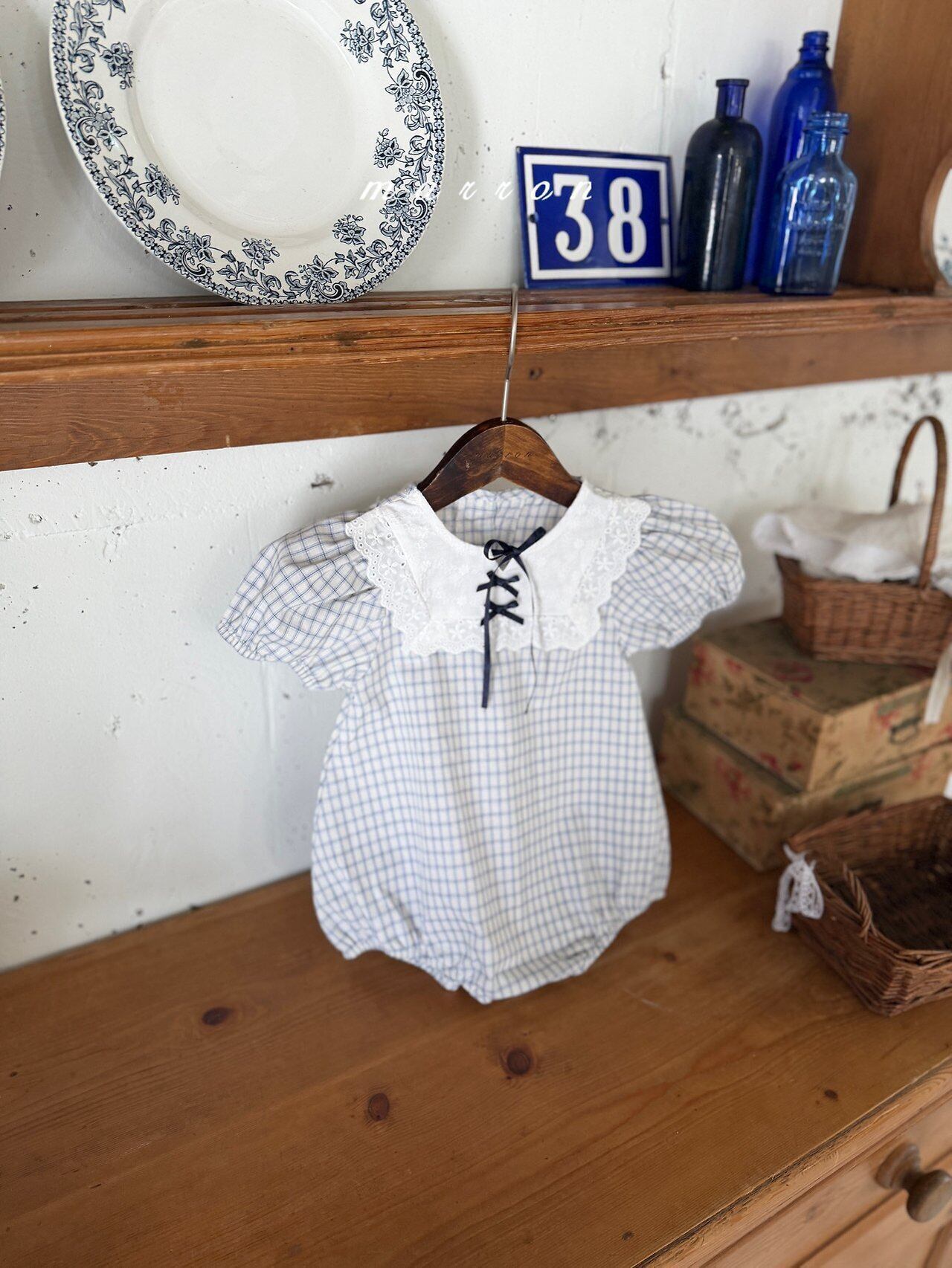 予約】 2026 SS marron マロン アップルロンパース(baby） | Little 