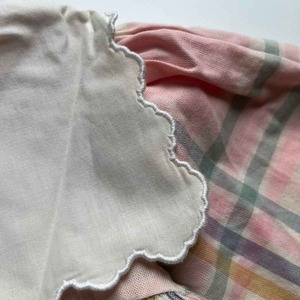 ＜BEBE ORGANIC＞ Lucy Romper チェック ロンパース
