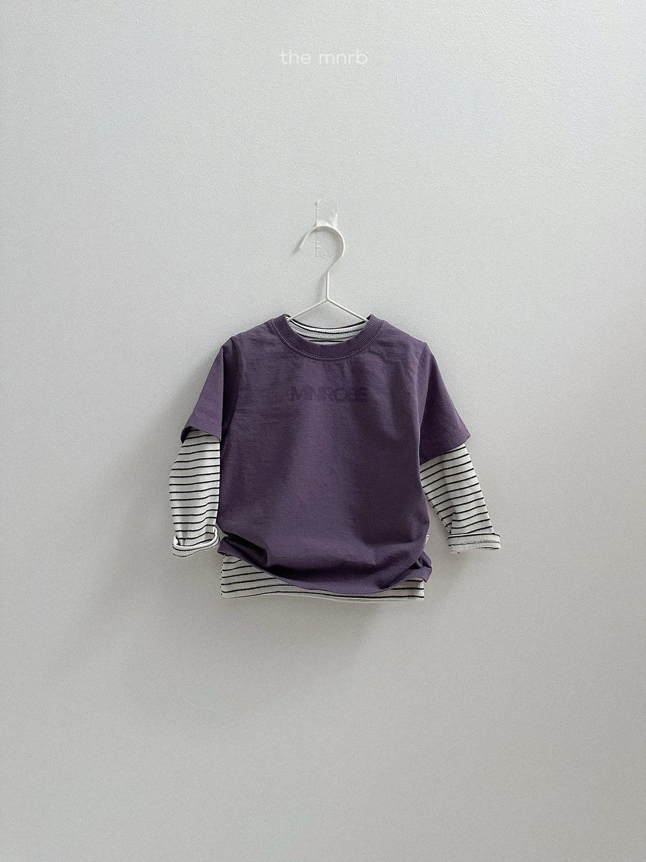 送料無料【予約】/ オバンロゴ半袖シャツ / minirobe