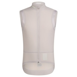 RAPHA MEN PRO TEAM LIGHTWEIGHT GILET SILVER GRAY/WHITE ALYSSUM