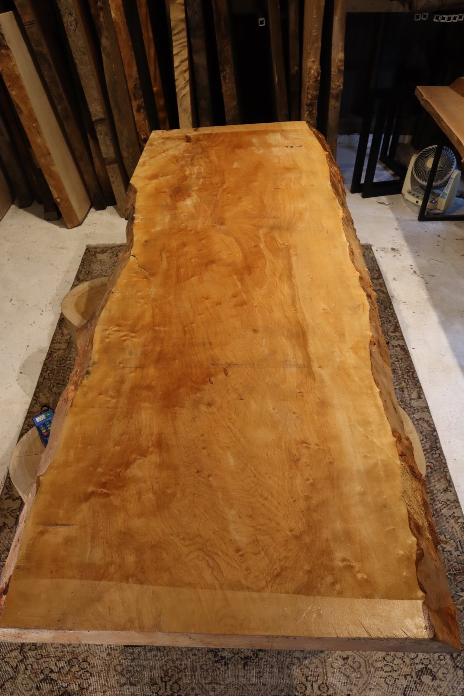 桜一枚板テーブル 1970年頃アンティーク 昭和レトロ 【公式通販】