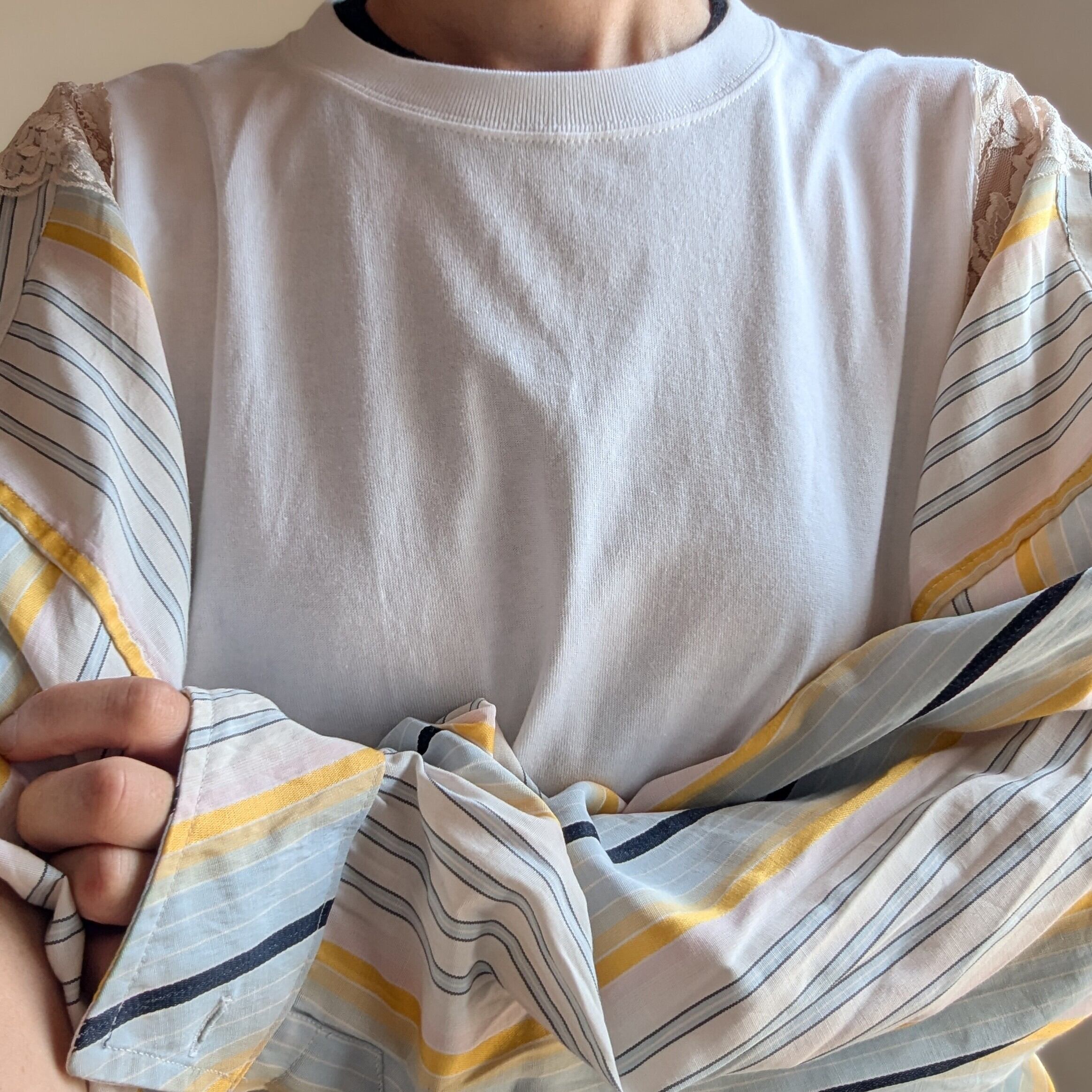 REHERSALL ］リハーズオール / ドッキングシャツ / リメイク一点