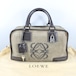 .LOEWE AMASONA28 ANAGRAM PATTERNED LOGO LEATHER HAND BAG/ロエベアマソナ28アナグラム柄ロゴレザーハンドバッグ 2000000043883